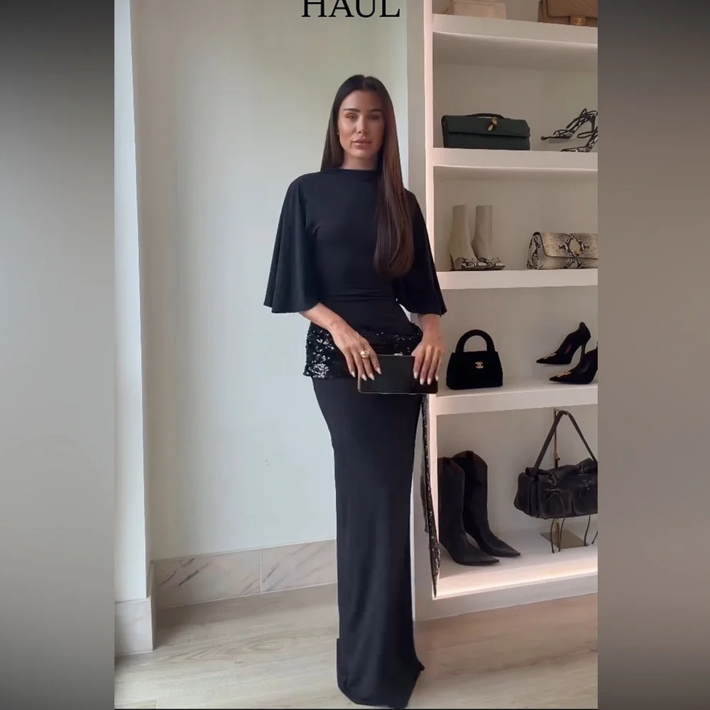 ZARA CUMMERBUND MIDI DRESS - Picture 5 of 17